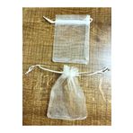 yörük tuhafiye Organze Tül Kese ,100 Adet,(9X12 CM) Kına, Bebek,çerez ,nişan,nikah, Düğün Hediye,kese