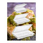yorulmaz ambalaj 🍮 30 Parça Plastik Tatlı Kabı – Kilitli Kapaklı, Sızdırmaz, Kullan-at, 250/500/1000 gr Şeffaf Tatlı