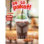 Yorulmaz Ambalaj 🥤 🥤 🥤 300 cc Kapaklı Pipetli Plastik Bardak – Smoothie, Milkshake ve Soğuk Içecekler Için 24 Adet