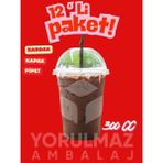 Yorulmaz Ambalaj 🥤 🥤 🥤 300 cc Kapaklı Pipetli Plastik Bardak – Smoothie, Milkshake ve Soğuk Içecekler Için