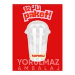 Yorulmaz Ambalaj 🥤 🥤🥤 400 cc Kapaklı Plastik Bardak – Sızdırmaz, Dayanıklı ve Pratik Kullanım 12 Li