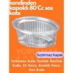 Yorulmaz Ambalaj 80 cc Kullan At Sos ve Kemik Suyu Dondurma Kabı 24’lü – Sızdırmaz Kapaklı