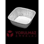 Yorulmaz Ambalaj Alüminyum Sütlaç ve Tatlı Kasesi – Fırına Dayanıklı – Kullan At – 24’lü Paket - 1