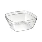 Yorulmaz Ambalaj Kristal Kare Kase 330 cc 10 Adet