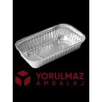 Yorulmaz Ambalaj Kullan At 500 gr Kapasiteli Kapaklı Alüminyum Kase – Kullan At – 24 Adet