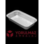 Yorulmaz Ambalaj Kullan At Orta Boy Kapaklı Alüminyum Yemek Kasesi 750 gr – Kullan At – 24 Adet