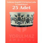 Yorulmaz Ambalaj 🍲✨ Sızdırmaz Kapaklı 14 Oz Karton Çorba Kasesi 25’li – Şık Tasarım, Güvenli Taşıma, Paket Servis Için Ideal Kullan At Yemek Kabı! ✨📦