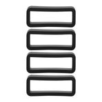 Yosoo Health Gear Saat Kayışı Parçası, Yumuşak Saat Kordonu Tutucu, Saat Silikon Kemer Tokası, 4 adet Yedek Silikon Saat Kayışı Emniyet Tokalı Kol Saati Aksesuarı SWATCH(18 mm)