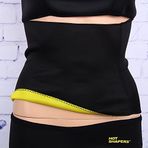 Yosoo Hot Figurformender basen/ter bandı, neopren, çıkarılabilir, erkek ve bayan için XXXL Siyah