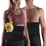 Yosoo Hot Figurformender basen/ter bandı, neopren, çıkarılabilir, erkek ve Kadın için L Mavi