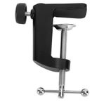 Yosoo Masa C-Kelepçesi Alüminyum Siyah 61mm Masa Lambaları Için Masa Montaj Kelepçesi, Mikrofon Standı, Maks. 2kg, Ofisler, Stüdyolar, Kayıt Stüdyoları Için, Alüminyum Alaşımdan