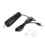 Yosoo Mini Matkap, Mini el matkabı, Elektrikli öğütücü Sondaj DIY Mini Mikro Küçük Metal Elektrik Motoru el matkabı PCB 3x Büküm Matkap