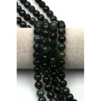 Yosun Akik Doğal Taş Dizi 10 Mm Fasetli Küre Kesim - Dz-0999