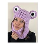 Yosun İşletme Çocuk/Yetişkin Unisex Puffy Bere El Yapımı Şapka Kayak Snowboard Kar Maske Balaklava Aksesuarsız