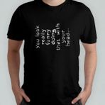 You Look Funny - Kafanı Öyle Yapman Komik %100 Pamuklu Bisiklet Yaka T-Shirt Model - 1 - Siyah - 8 - 12 Yaş