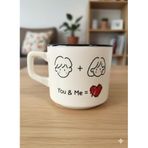 You & Me Beyaz Venüs Kupa -Hediyelik Kupa Fincan Mug