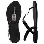 You Paraty Buckle Turtle Siyah Kadın Terlik 4148917-0090