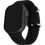You Smart A8-A80PRO Black & Black Silikon Akıllı Kol Saati - Siyah