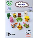 You Toys Minecraft Figür Oyuncak Seti / Minik Çocuk Hediye Oyuncak Setleri 20 Adet