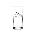 You Ve Me Baskılı Rakı Bardağı - Sen Ve Ben Model Rakı Bardağı