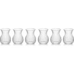 Youflow 6’lı Cam Çay Bardağı (Ince Belli, Çizgili/dikey Desenli) - 6 Adet - 130 ml