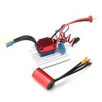 YOUMAXE 1/14 1/16 HSP RC Araba Kamyon için 35A Fırçasız ESC Değiştirme ile S2838 3600KV Fırçasız Motor