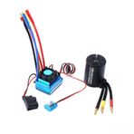 YOUMAXE 3650 2300KV Fırçasız Motor ve 80A ESC Combo Değiştirme HSP HPI Wltoys 1:8/1:10 Uzaktan Kumanda Araba ve Tekne Parçası