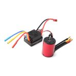 YOUMAXE 3900KV Fırçasız Motor 60A Fırçasız ESC 2-3S Lipo ile 3650 Su Geçirmez Motor 1/8 1/10 RC Araba için 5.8V 3A BEC