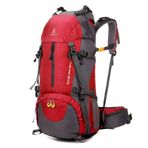 YOUMAXE 60L Yürüyüş Sırt Çantası Suya dayanıklı Açık Spor Trekking Dağcılık Seyahat Sırt Çantası Erkekler ve Kadınlar için Ayakkabı Bölmesi ile