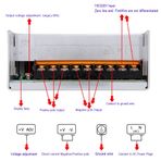 YOUMAXE AC 110V / 220V - DC 24V 20A 480W Gerilim Trafosu Anahtarı Led Şerit için Güç Kaynağı