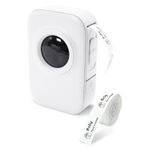 YOUMAXE D30 PRO Etiket Yazıcı Cep Akıllı Telefon Etiketleme Makinesi BT Kablosuz Termal Baskı 203 DPI Desteği 15mm Genişlik Yapışkan Etiket DIY Tarih Dergisi Çalışma Etiketi Android ile uyumlu iOS Ev