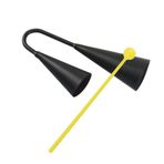 YOUMAXE İki Tonlu Metal A-go-go Bell İnek Çanı Vurmalı Çalgı, Forvetli