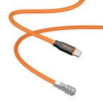 YOUMAXE PD-BMD USB-C - 2 Pimli BMPCC Güç Kablosu 60 cm Uzunluk, Örgülü Telli, Blackmagic Pocket Camera 4K/6K ve V Montajlı Pil ile Uyumlu
