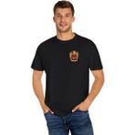 Young Fit Türk Bayrağı Logolu Erkek Oversize Tişört - M - Siyah