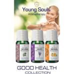 Young Souls Aromatherapy Good Health Collection Çay Ağacı Lavanta Angustifolia Tatlı Portakal Uçucu Yağ Seti 30 ml