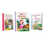 Young Tales Combo Set of 3 Story Books for Kids Ages 4-11 Years - Alibaba and the Forty Thieves, Alice in Wonderland, and The Gingerbread Man