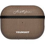 YoungKit Airpods Pro 2.nesil Kılıf Magsafe Uyumlu Aramid Fiber Youngkit 1500D Kevlar Extreme Wing Serisi Gold