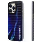 Youngkit Apple İphone 15 Pro Max Kılıf Kuzey Işıkları Desenli Youngkit Aurora Serisi Kapak