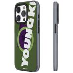 Youngkit Apple İphone 15 Pro Max Kılıf Magsafe Şarj Özellikli Youngkit Binfen Serisi Yazı Temalı Kapak