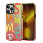 Youngkit iPhone 12 Pro Max Uyumlu Kılıf Summer Turuncu