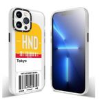 Youngkit iPhone 13 Pro Baskılı Desenli Any Time Trip Serisi Kılıf Sarı