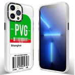 Youngkit iPhone 13 Pro Baskılı Desenli Any Time Trip Serisi Kılıf Yeşil
