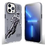 Youngkit iPhone 13 Pro Baskılı Desenli Klasik Serisi Kılıf Gri