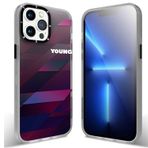 Youngkit iPhone 13 Pro Baskılı Desenli Klasik Serisi Kılıf Mor