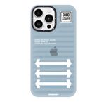 Youngkit iPhone 13 Pro Baskılı Desenli Luggage FireFly Serisi Kılıf MAVİ AÇIK