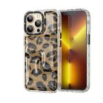 Youngkit iPhone 13 Pro Leopard Article Serisi Kılıf Kahverengi