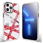 Youngkit iPhone 13 Pro Max Baskılı Desenli Holiday Serisi Kılıf Beyaz
