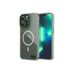 Youngkit Iphone 13 Pro Uyumlu Kılıf Magsafe ile Uyumlu Coloured Glaze Serisi Kapak, Yeşil