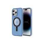 Youngkit iPhone 13 Pro Uyumlu Kılıf Magsafe ile Uyumlu Youngkit Rock Serisi Kapak, Mavi