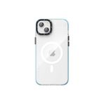 Youngkit Iphone 13 Uyumlu Kılıf Magsafe ile Uyumlu Exquisite Serisi Kapak, Mavi